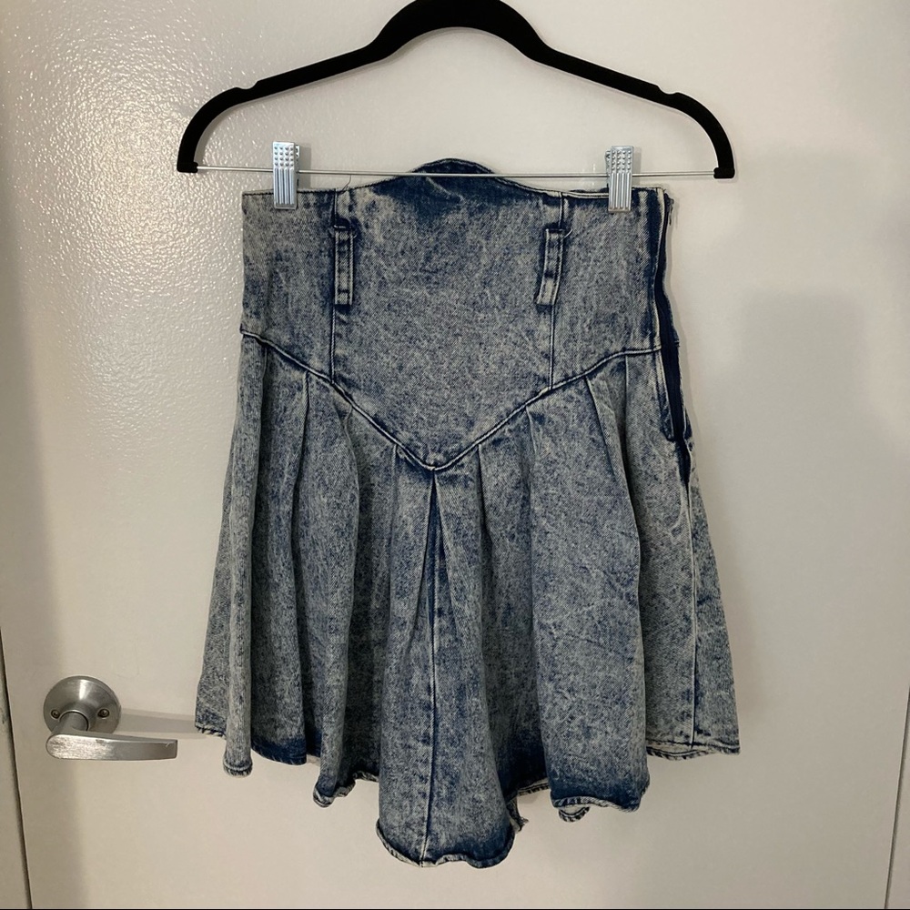 Vintage Denim Corset Skirt!